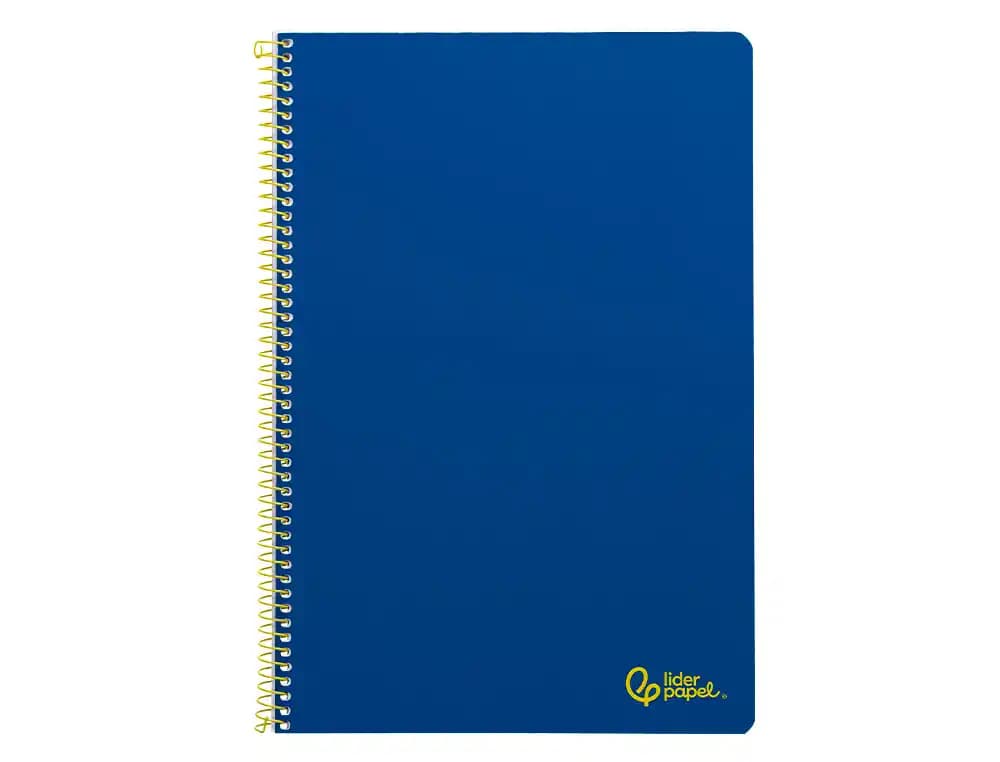 Cuaderno espiral liderpapel a4 smart tapa blanda 80h 75gr rayado horizontal con margen oscuro