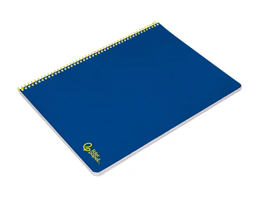 Cuaderno espiral liderpapel a4 smart tapa blanda 80h 75gr rayado horizontal con margen oscuro