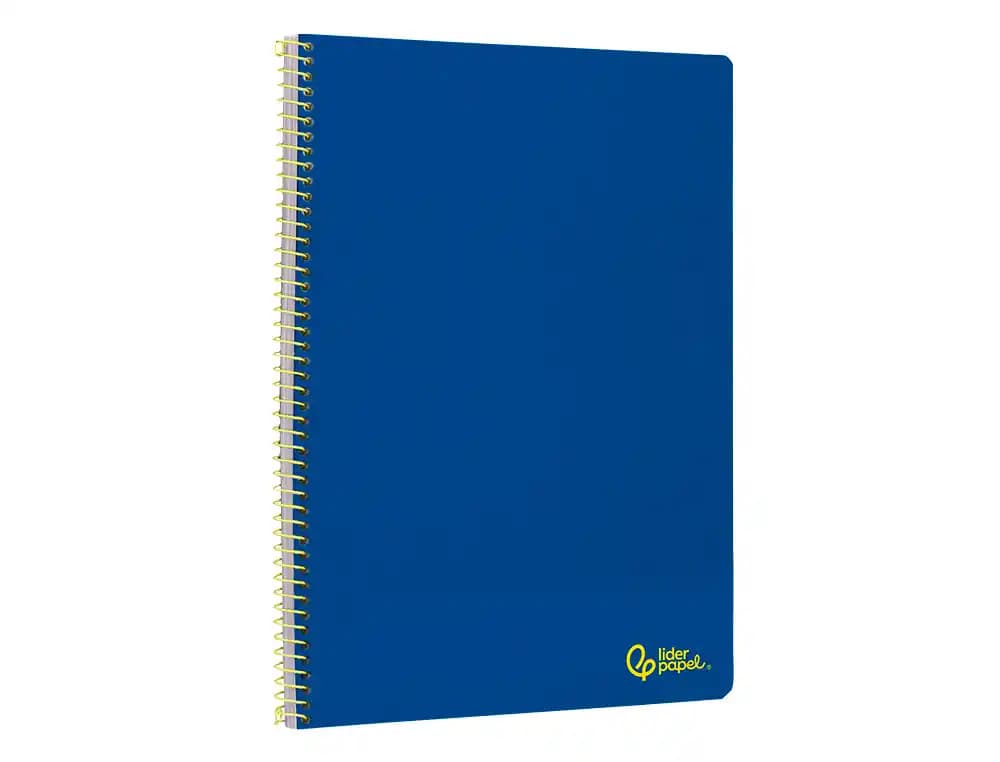 Cuaderno espiral liderpapel a4 smart tapa blanda 80h 75gr rayado horizontal con margen oscuro