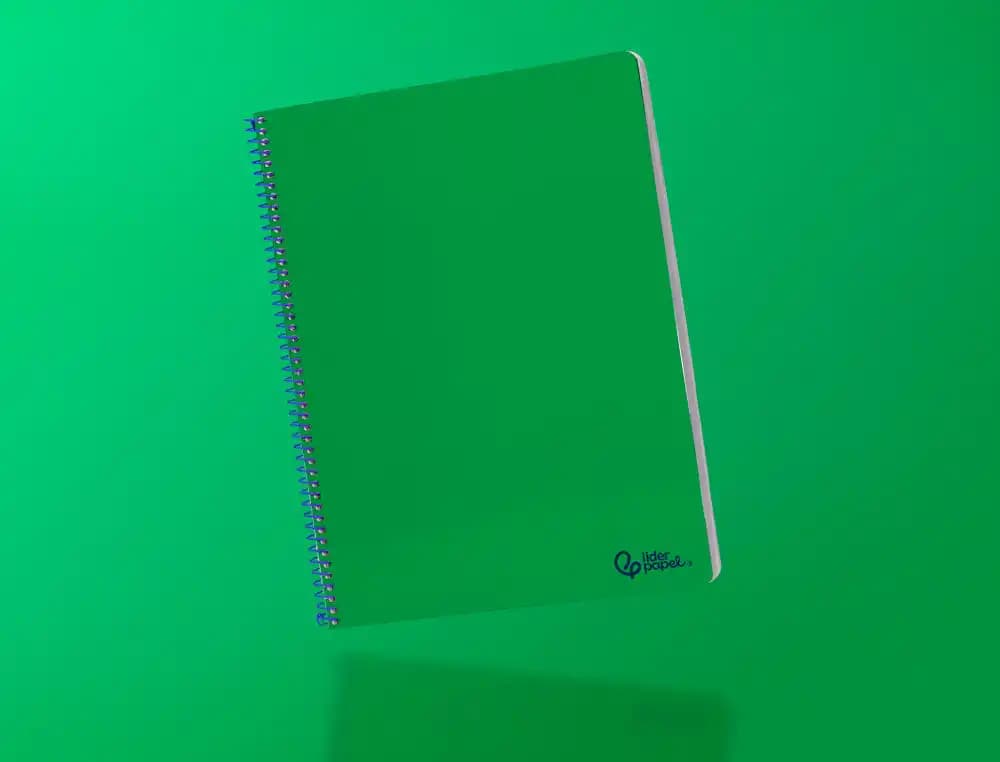 Cuaderno espiral liderpapel a4 smart tapa blanda 80h 75gr pauta 2,5mm con margen colores