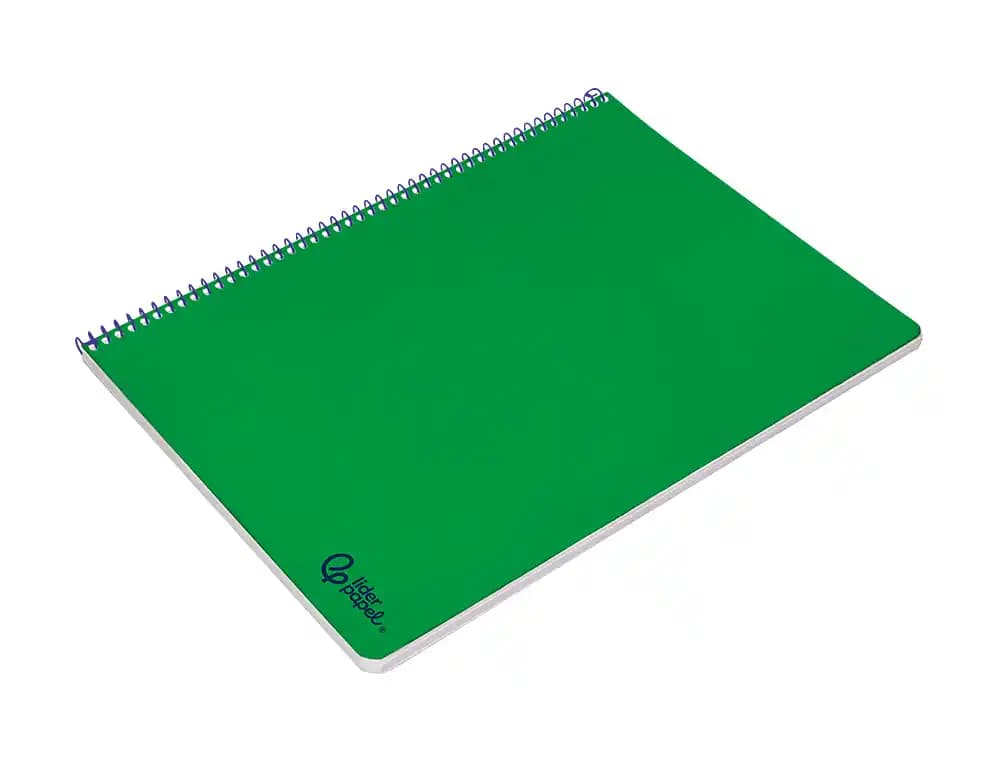 Cuaderno espiral liderpapel a4 smart tapa blanda 80h 75gr pauta 2,5mm con margen colores