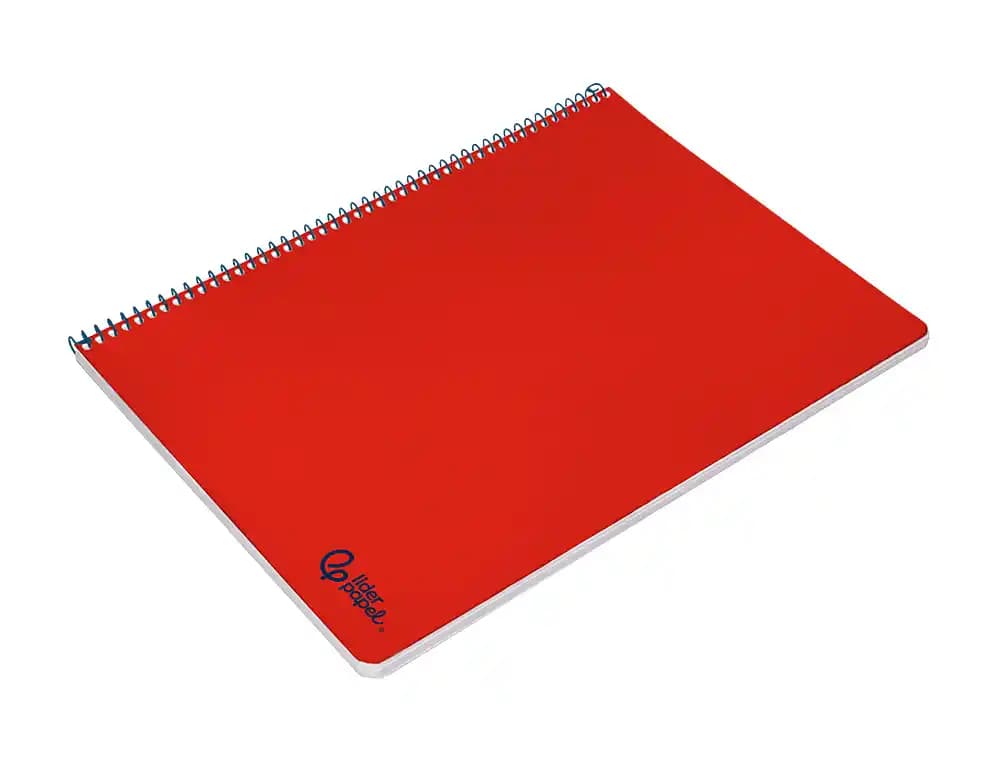 Cuaderno espiral liderpapel a4 smart tapa blanda 80h 75gr pauta 3,5mm con margen colores