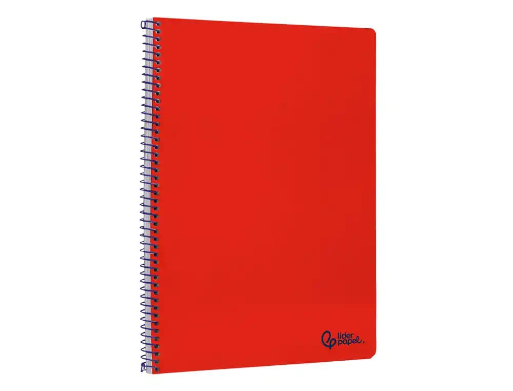 Cuaderno espiral liderpapel a4 smart tapa blanda 80h 75gr pauta 3,5mm con margen colores
