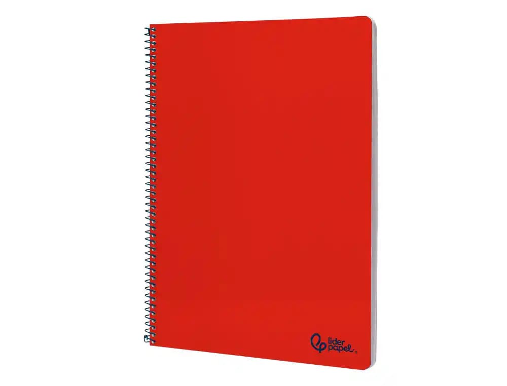 Cuaderno espiral liderpapel a4 smart tapa blanda 80h 75gr pauta 3,5mm con margen colores