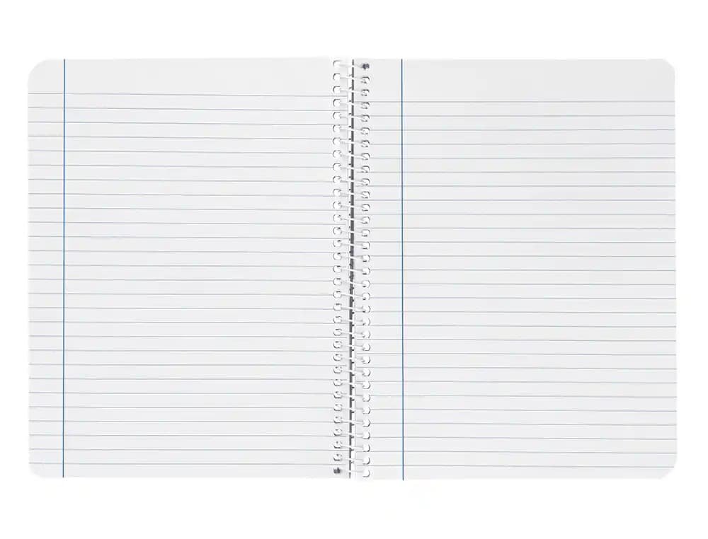 Cuaderno espiral liderpapel a4 witty tapa dura 80h 90gr rayado horizontal con margen