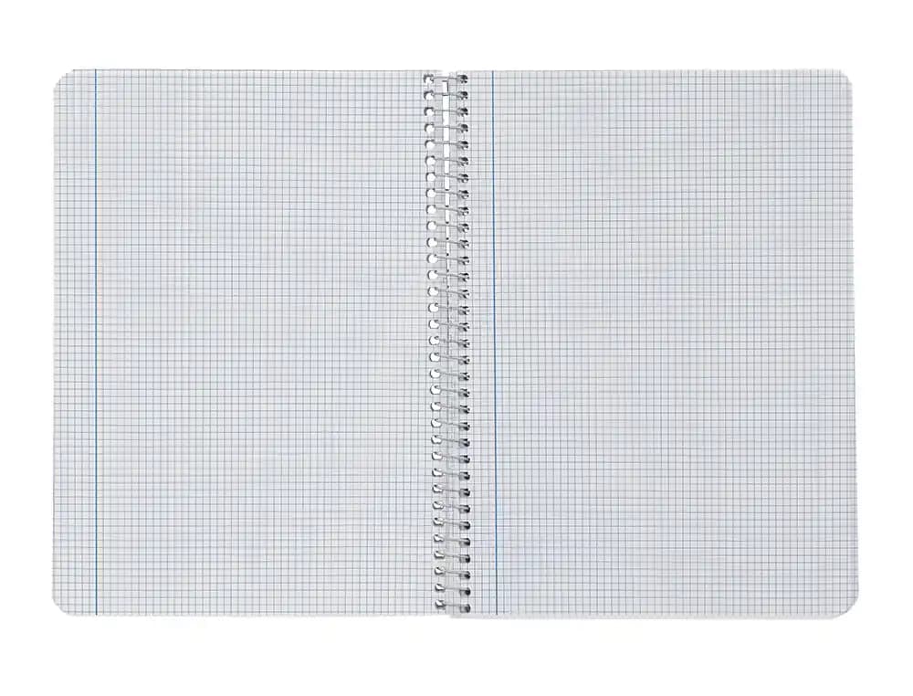 Cuaderno espiral liderpapel smart tapa blanda 80h cuadro 3mm con margen colores surtidos