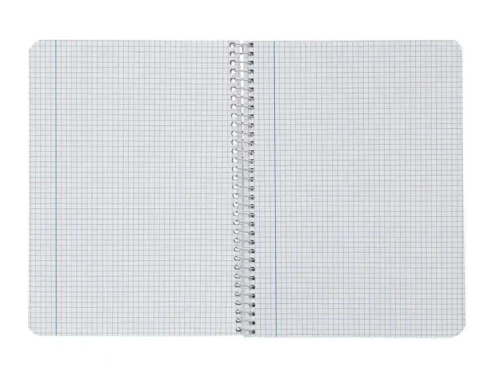 Cuaderno espiral liderpapel smart tapa blanda 40h cuadro 4mm con margen colores surtidos