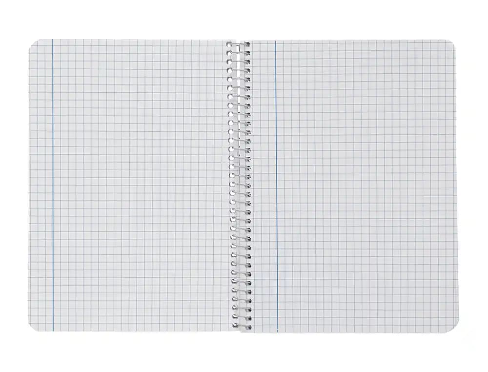 Cuaderno espiral liderpapel smart tapa blanda 80h cuadro 6mm con margen colores surtidos