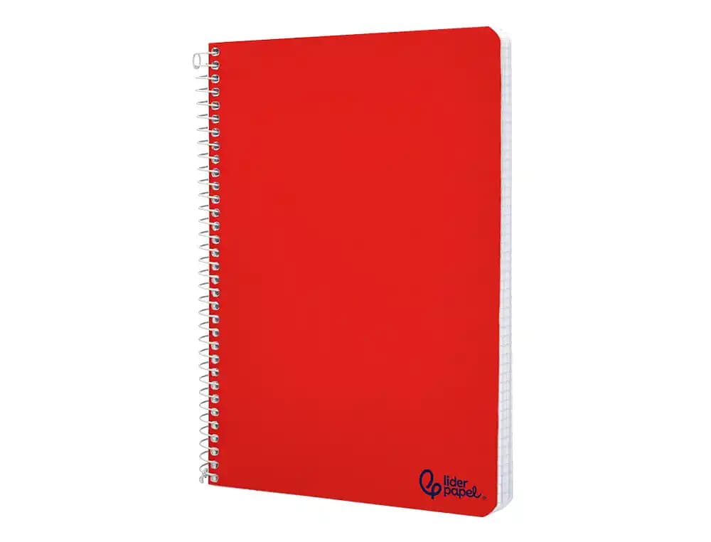 Cuaderno espiral liderpapel a5 smart tapa blanda 80h 75gr cuadro 8mm con margen colores surtidos