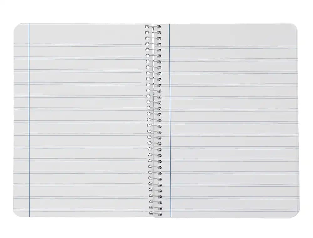 Cuaderno espiral liderpapel smart tapa blanda 80h rayado montessori 5mm colores surtidos