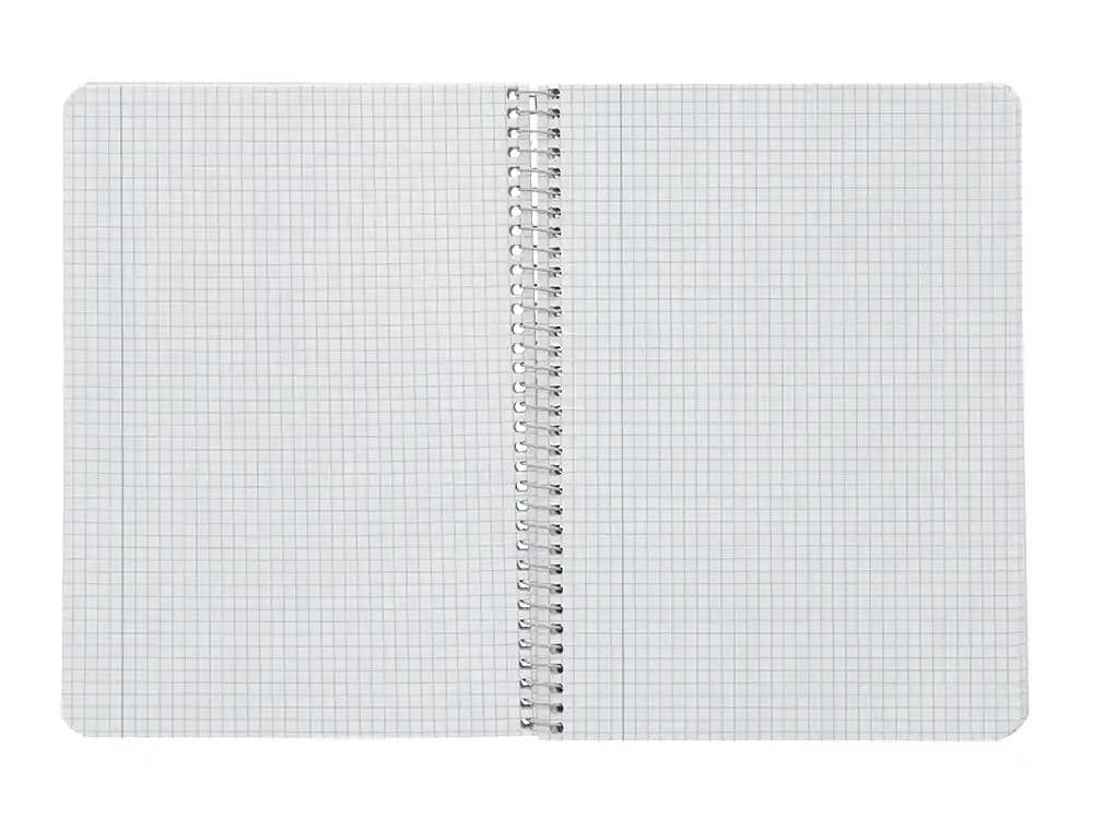 Cuaderno de espiral Liderpapel Witty de tapa dura, cuadro de 5 mm con margen, 80 hojas de 90 g – A5 · 90g