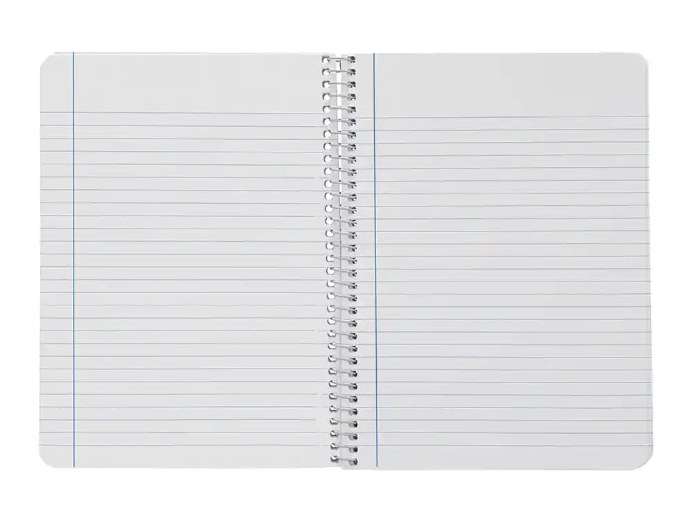 Cuaderno espiral liderpapel a5 witty tapa dura 80h 90gr rayado horizontal 8mm con margen colores surtidos