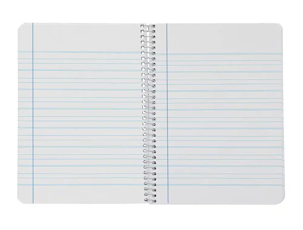 Cuaderno espiral liderpapel din a5 witty tapa dura 80h 90gr rayado montessori 3,5 mm colores surtidos