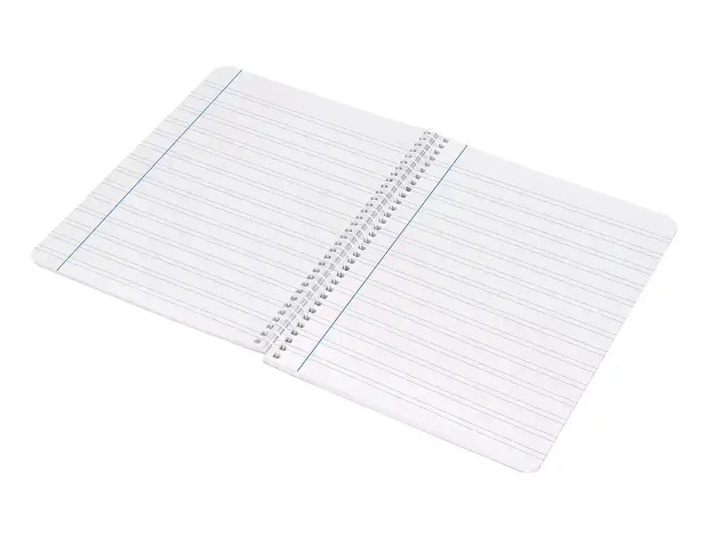 Cuaderno espiral liderpapel a5 witty tapa dura 80h 90gr rayado montessori 5 mm colores surtidos