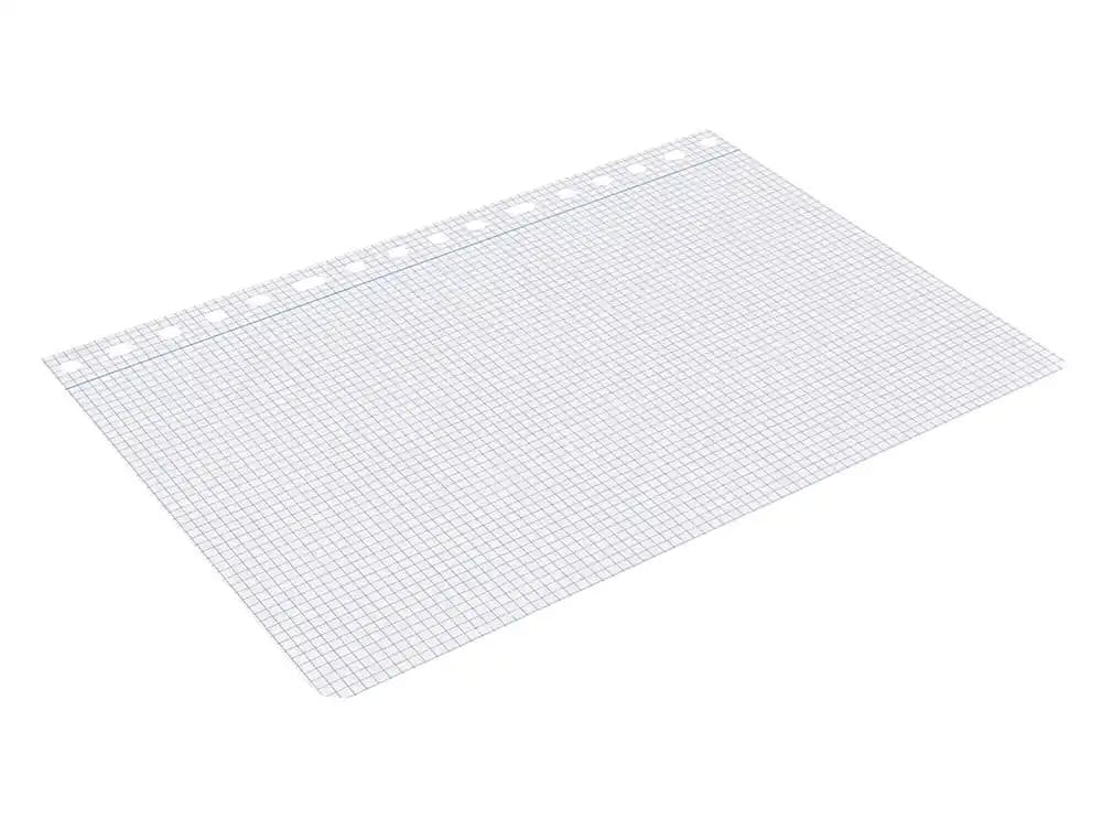 Recambio liderpapel a4 100 hojas 75gr cuadro 4mm con margen 16 taladros