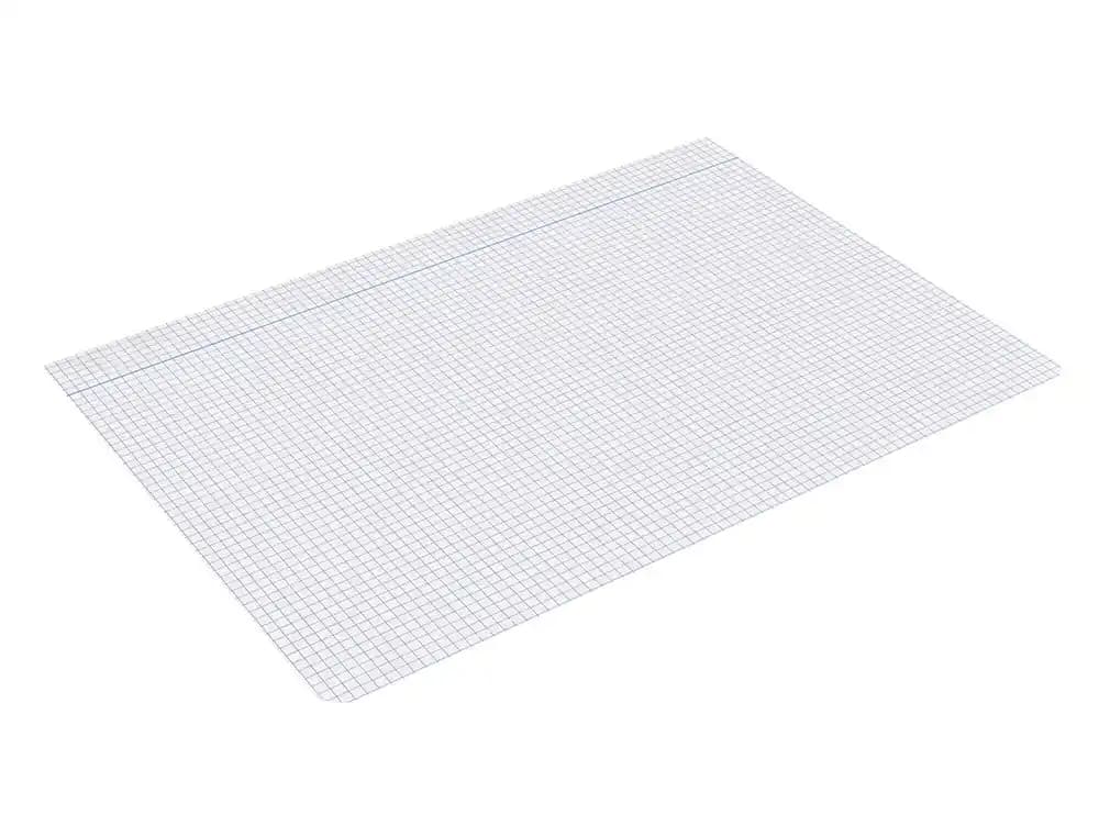 Recambio liderpapel a4 100 hojas 75gr cuadro 4mm con margen sin taladros