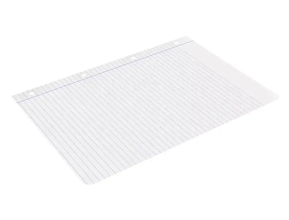 Recambio liderpapel a4 100 hojas 75gr horizontal con margen 4 taladros