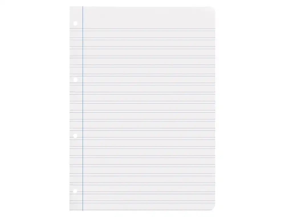 Recambio liderpapel din a4 100 hojas 75 gr pauta 4 3.5mm con margen 4 taladros