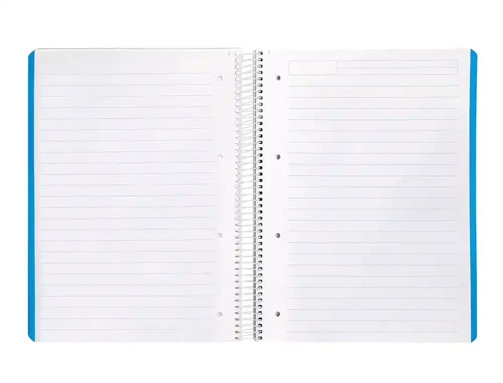 Cuaderno espiral liderpapel a4 micro witty tapa dura 120h 90gr horizontal 8mm 5 bandas 4 taladros colores surtidos