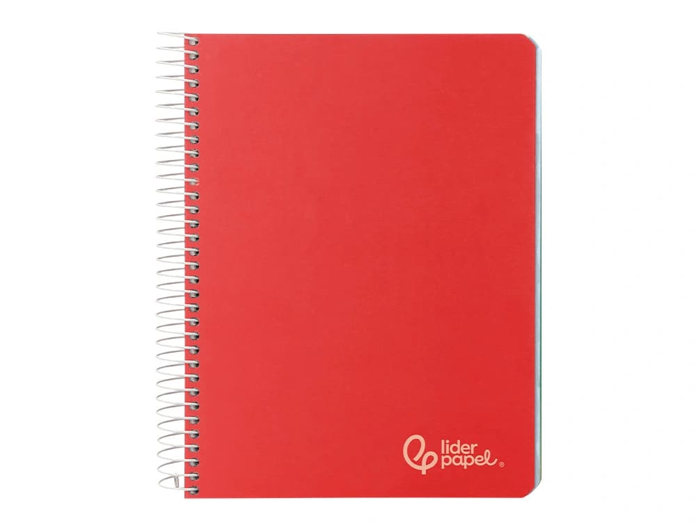 Cuaderno espiral liderpapel a5 micro witty tapa dura 120h 90gr horizontal 8mm 5 bandas 6 taladros colores surtidos