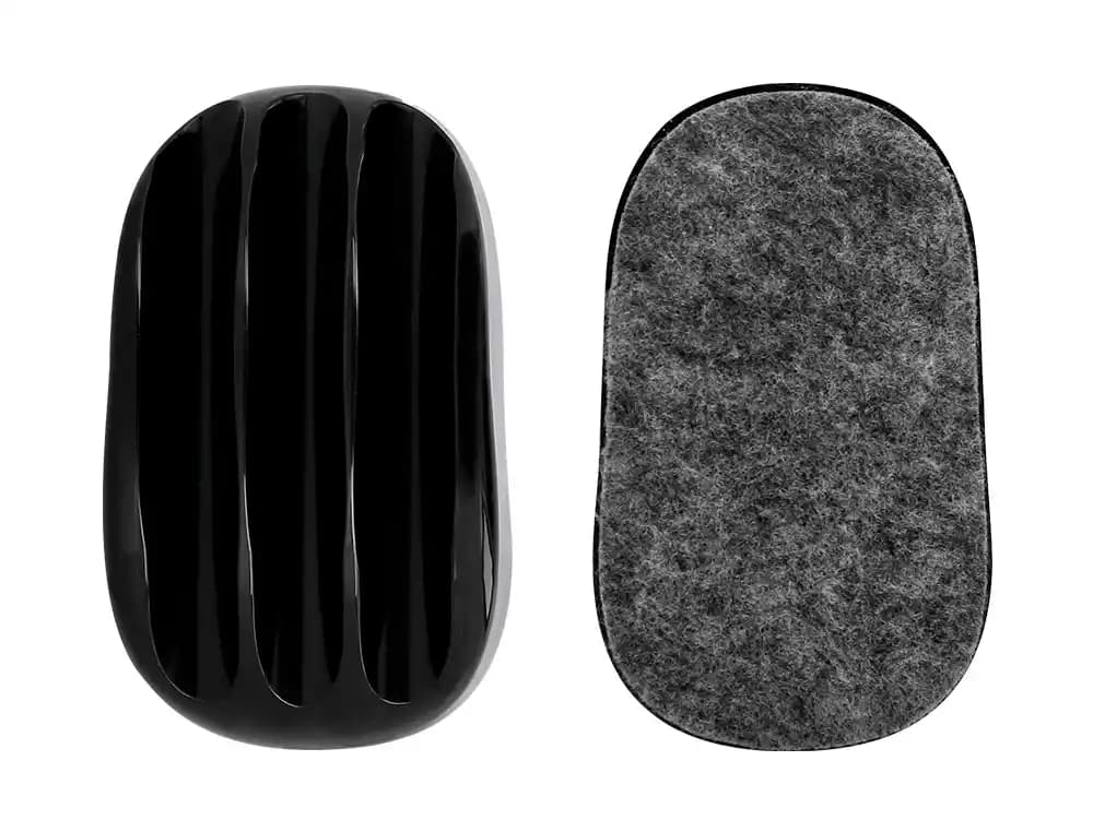 Borrador q-connect magnetico para pizarra blanca con 3 rotuladores azul negro y rojo