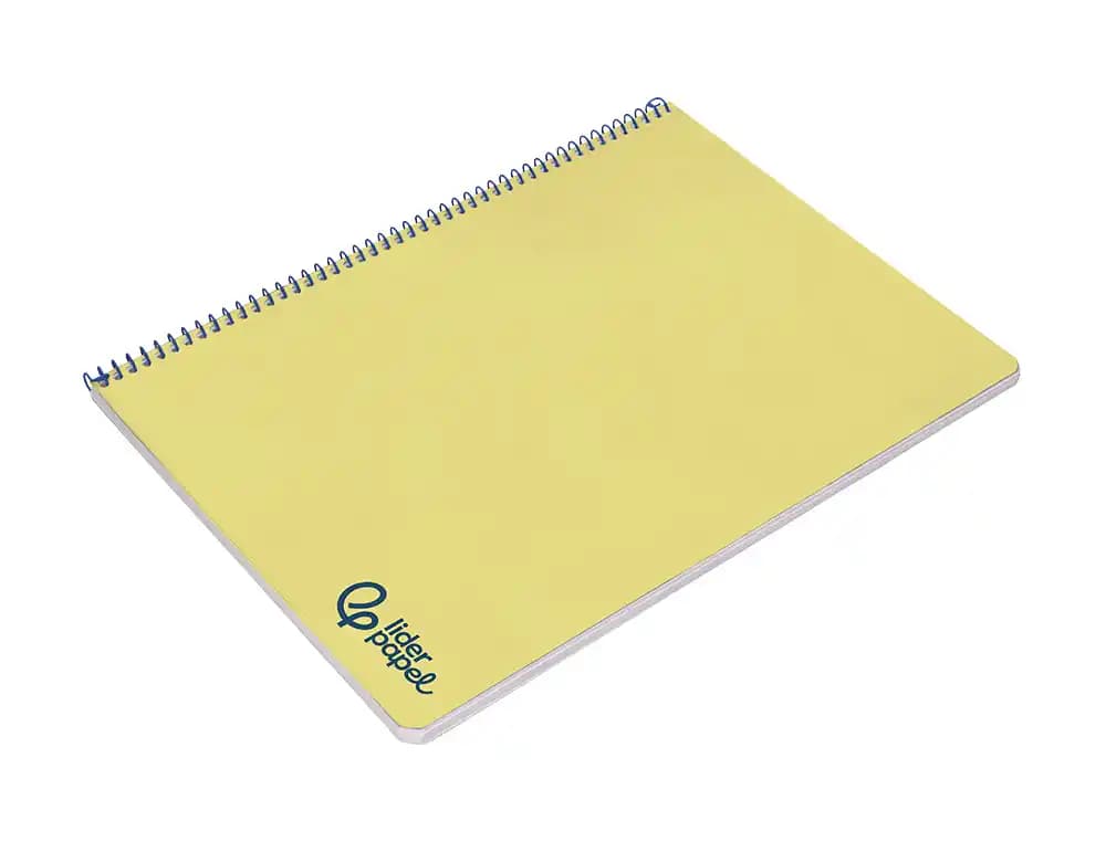 Cuaderno espiral liderpapel a4 wonder tapa plastico 80h 90gr rayado horizontal con margen colores