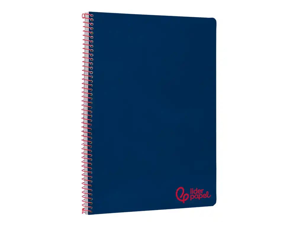 Cuaderno espiral liderpapel a4 wonder tapa plastico 80h 90gr pauta estrecha 2,5mm con margen colores