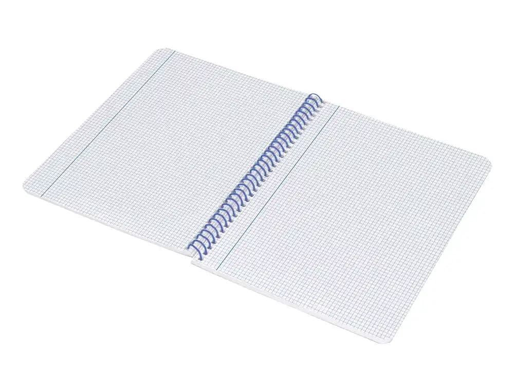 Cuaderno espiral liderpapel a4 wonder tapa plastico 80h 90gr cuadro 4mm con margen colores