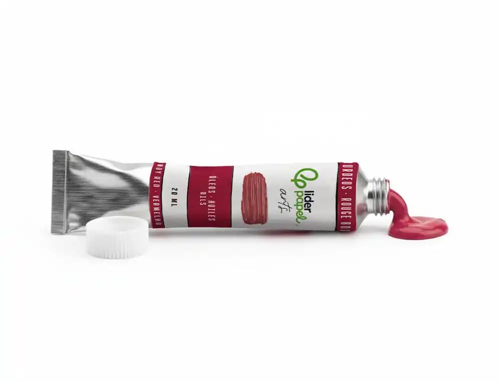 Pintura al oleo liderpapel tubo de aluminio de 20 ml