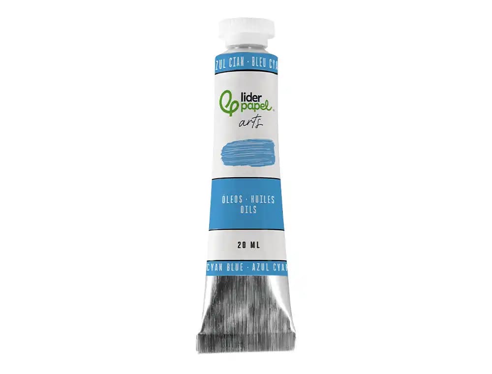 Pintura al oleo liderpapel tubo de aluminio de 20 ml
