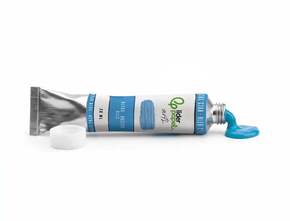 Pintura al oleo liderpapel tubo de aluminio de 20 ml