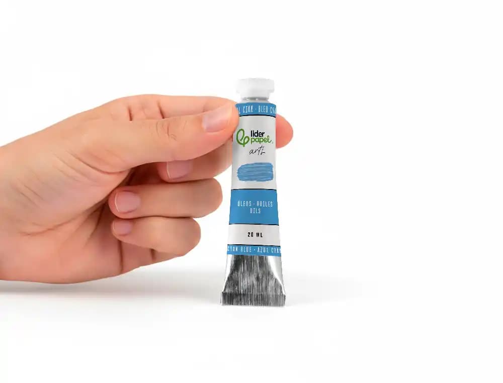 Pintura al oleo liderpapel tubo de aluminio de 20 ml