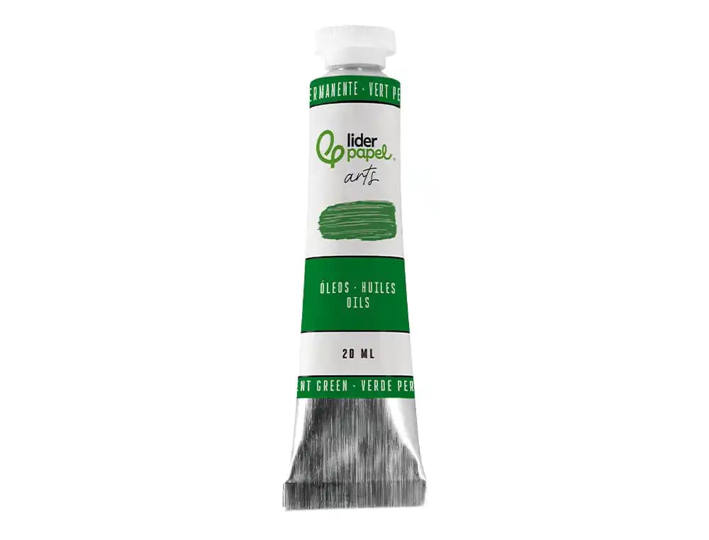 Pintura al oleo liderpapel tubo de aluminio de 20 ml permanente