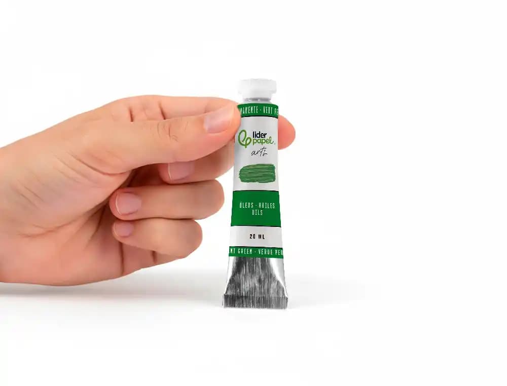 Pintura al oleo liderpapel tubo de aluminio de 20 ml permanente