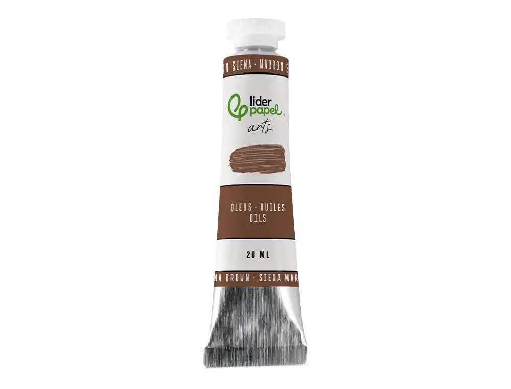 Pintura al oleo liderpapel tubo de aluminio de 20 ml