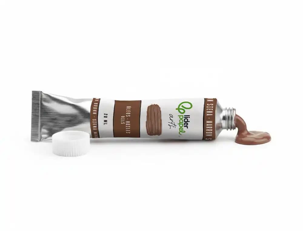 Pintura al oleo liderpapel tubo de aluminio de 20 ml