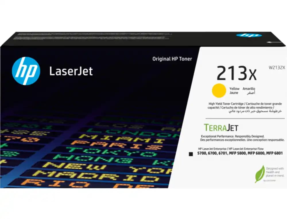 Hp Toner hp 213x laserjet 5700/6700/6701/mfp 5800/6800/6801 amarillo 6000 paginas