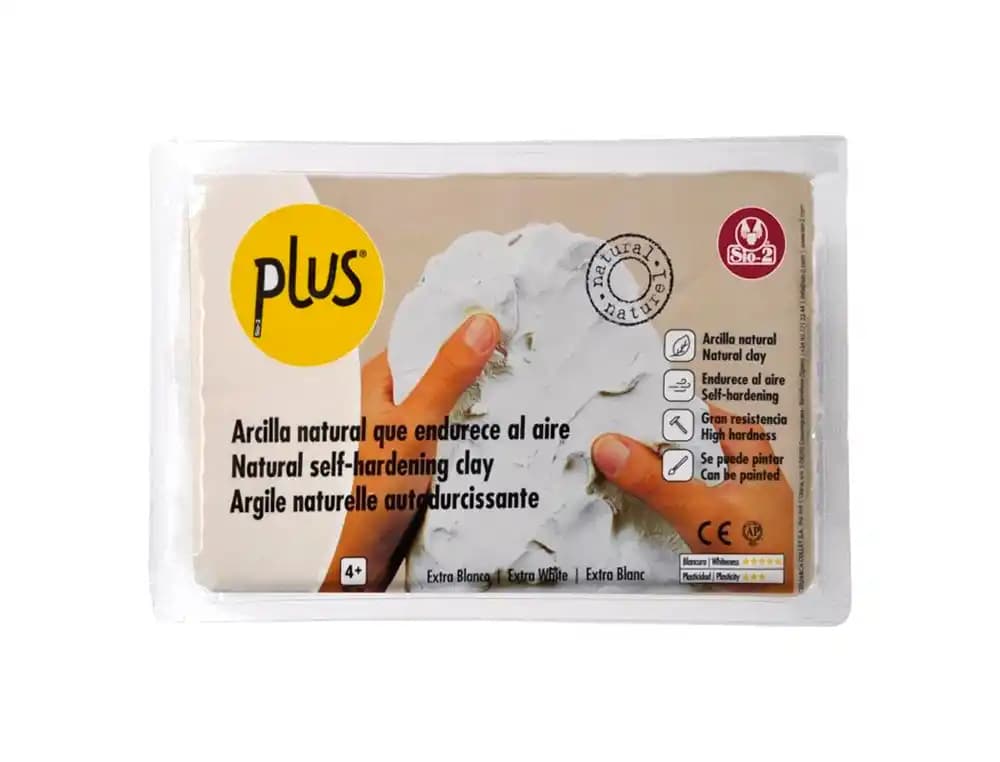 Sio-2 Arcilla SIO-2 Plus Extra Blanco de secado al aire, 1 kg en envase clásico