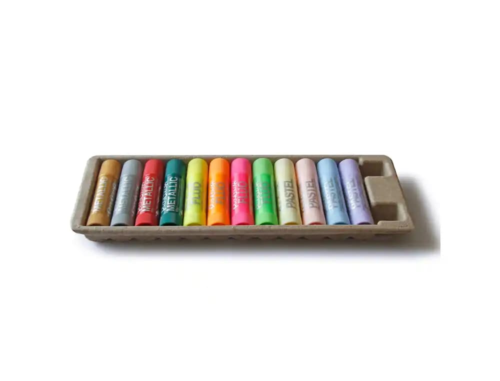 Tempera solida playcolor tutti frutti one caja de 12 unidades colores surtidos