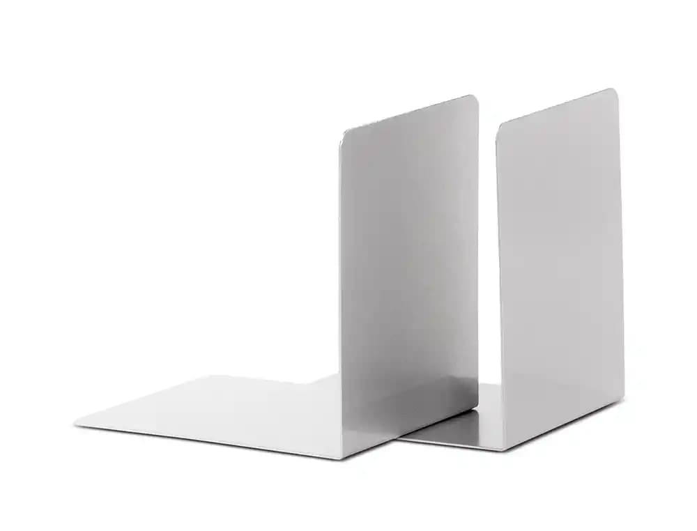 Apoyalibros metalico maul aluminio 100x80x100 mm juego