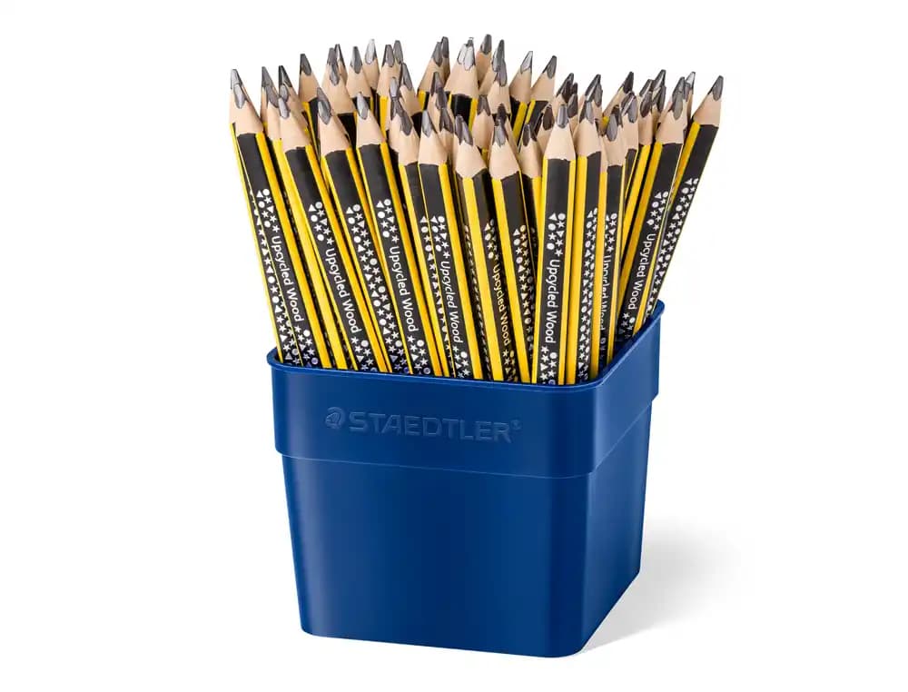 Staedtler Lápices de grafito Staedtler 119 Jumbo HB de diseño triangular, bote de 72 unidades