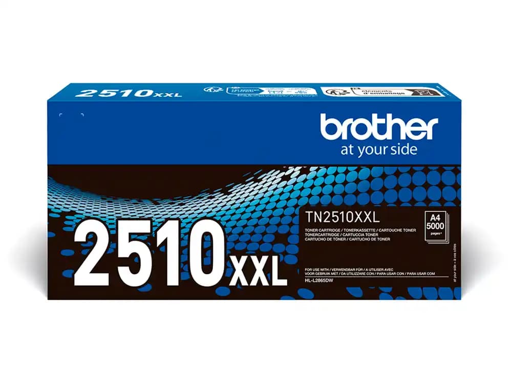Brother Toner brother tn2510xxl mfc-l2960dw / hl-l2865dw / mfc-l2980dw negro 5000 paginas