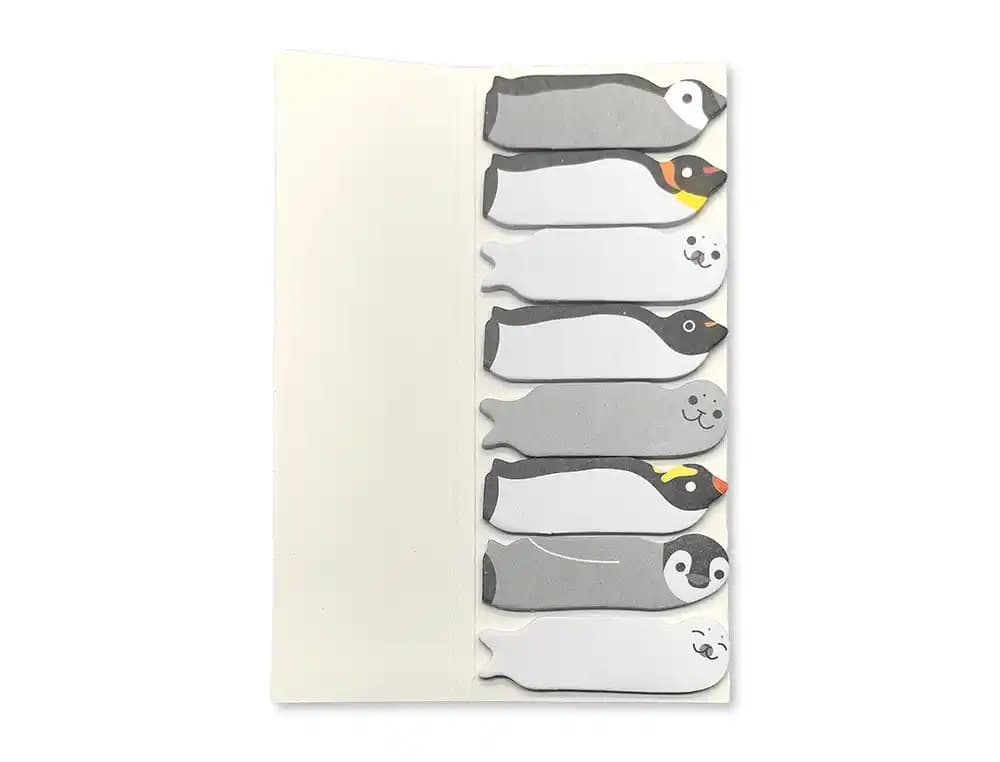 Bloc notas adhesivas imaginovo marcapaginas pingüin0 120 hojas 8x15x48 mm