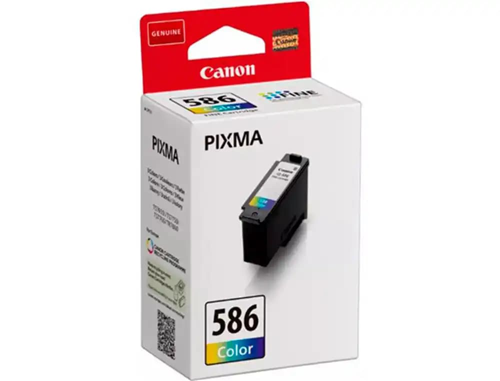 Canon Cartucho de tinta original Canon CL-586 color para PIXMA TS7650I y TS7750I, 180 páginas