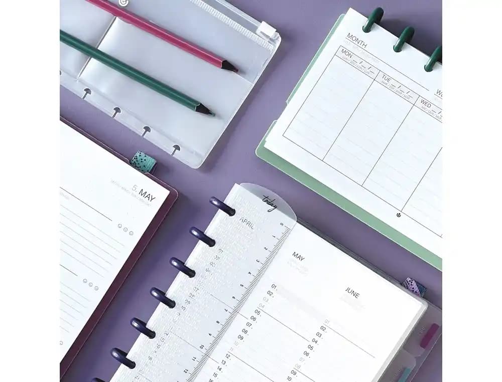 Estuche carchivo ingeniox slim bag my plans para planificador tamaño check