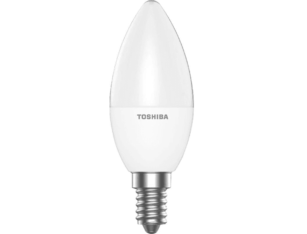 Bombilla led toshiba essential c37 e14 4.7w luz neutra 4000k