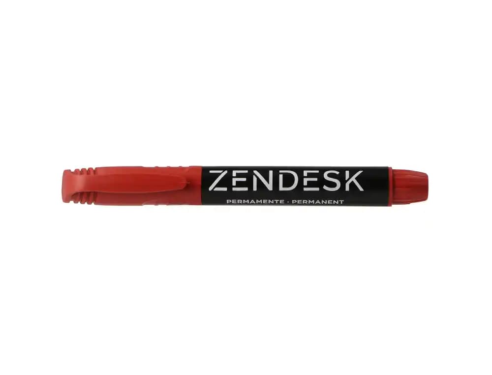 Rotulador zendesk marcador permanente punta redonda 5mm recargable