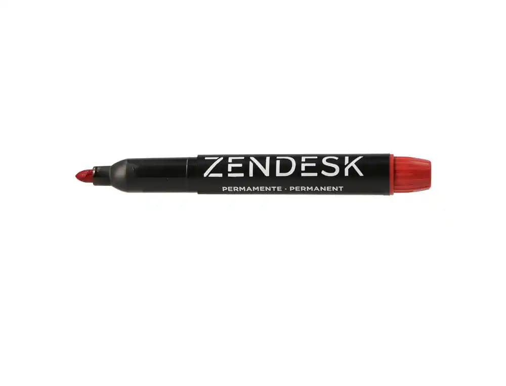 Rotulador zendesk marcador permanente punta redonda 5mm recargable