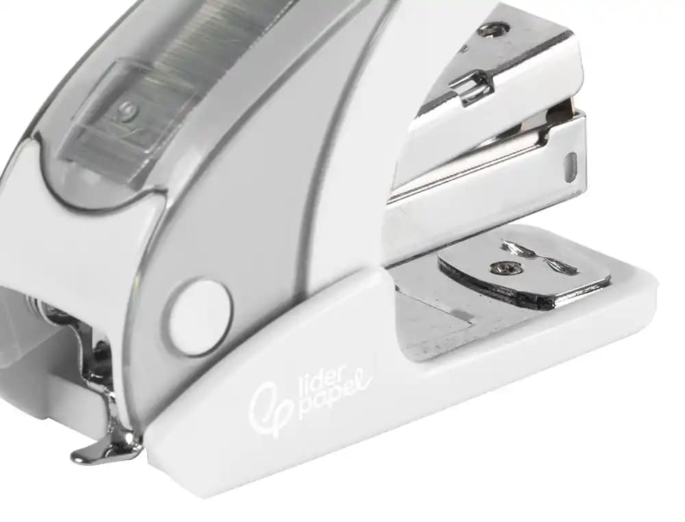 Grapadora liderpapel micro con regalo de caja de 1000 grapas 24/6 26/6 capacidad 20 hojas
