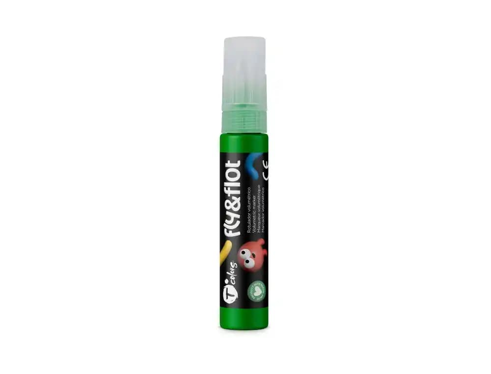 Tcolors Rotulador tcolors fly&flot efecto 3d volumetrico 25 ml color verde